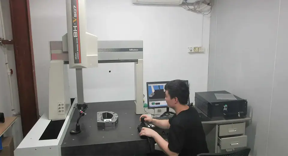 machine fittings testing