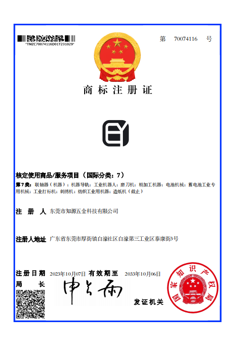 machine parts certifications in china